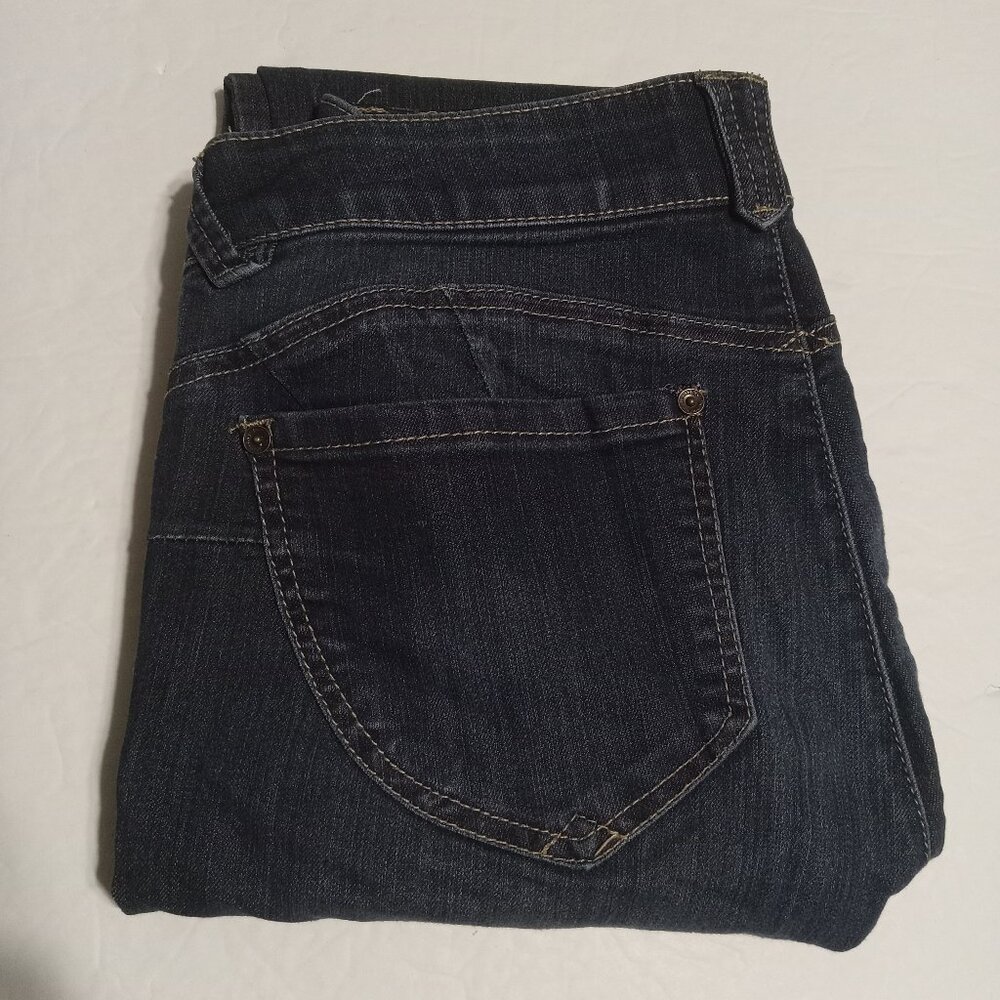 Democracy Women's Ab Solution Cuffed Dark Wash Jeans Size 8